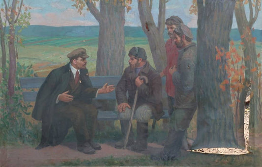 Oil painting Lenin in Gorki Kachanov K.S.