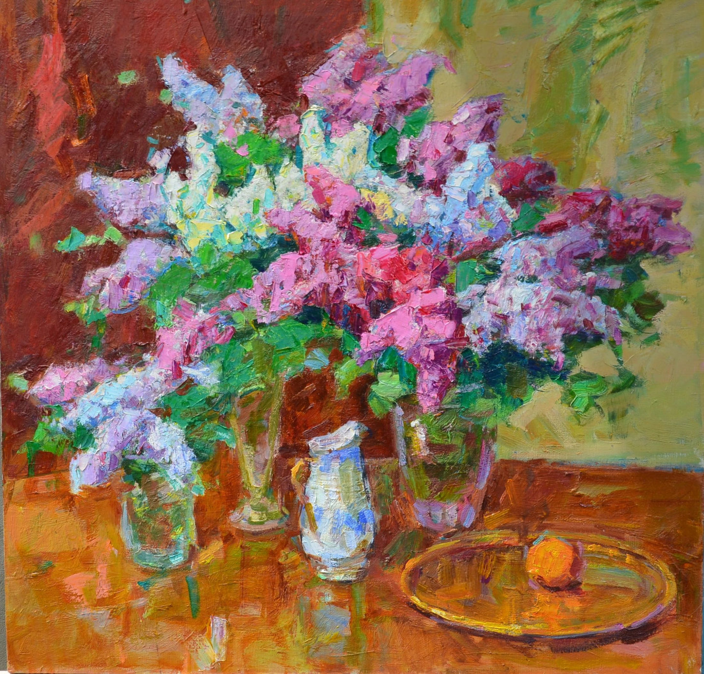 Oil painting Bouquets of lilac Pereta Vyacheslav