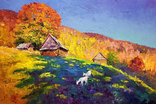 Oil painting Carpathian buy