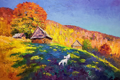 Oil painting Carpathian buy