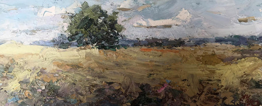 Oil painting The wind over the field Alexander Nikolaevich Cherednichenko