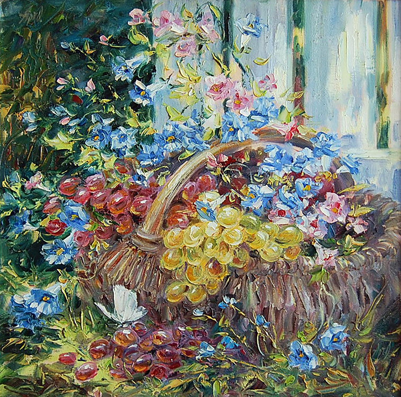 Oil painting August Artim Olga