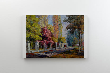 Oil painting Autumn Alley Serdyuk Boris Petrovich