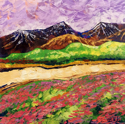 Oil painting In the mountains Zadorozhnya V. V.