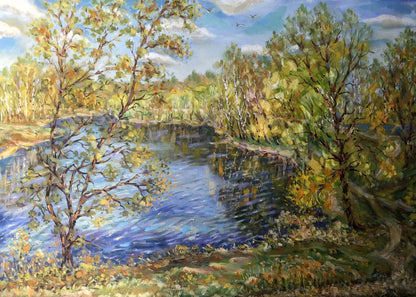 oil painting spring buy