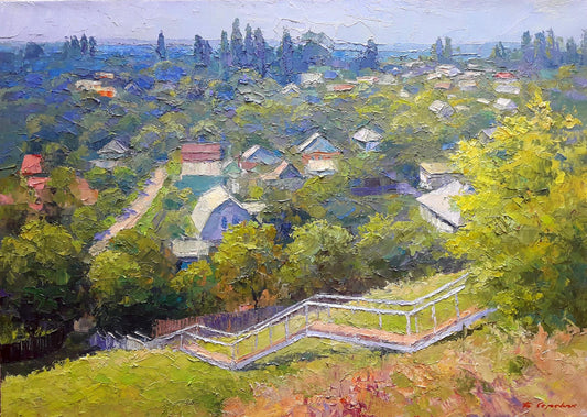 Oil painting Sunny day Serdyuk Boris Petrovich
