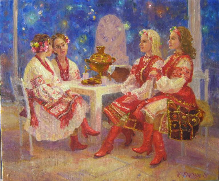 Oil painting A star fell from the sky Pinchuk