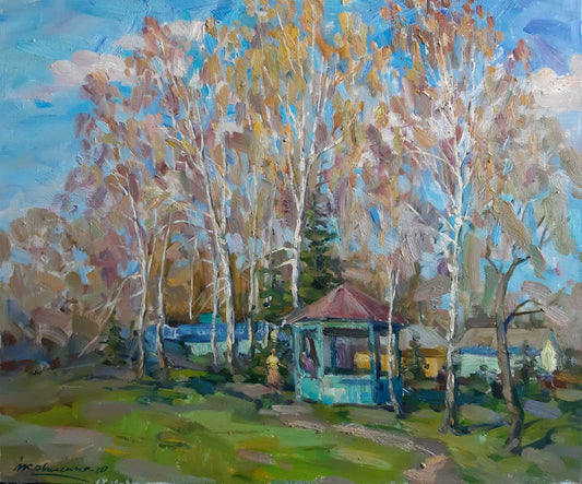 Oil painting Country house Kovalenko Ivan Mikhailovich