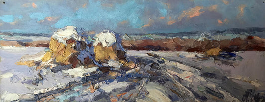 oil painting winter landscape buy