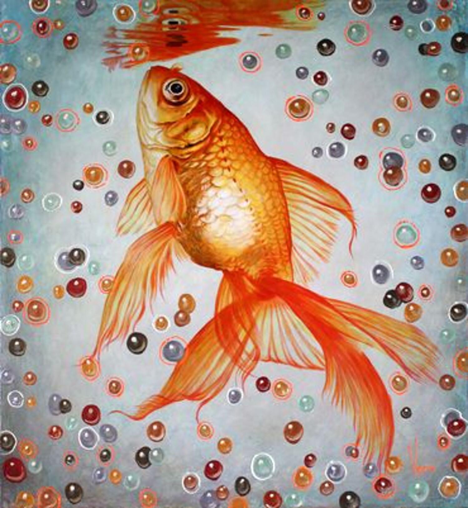 Oil painting Goldfish Goncharenko V. V.