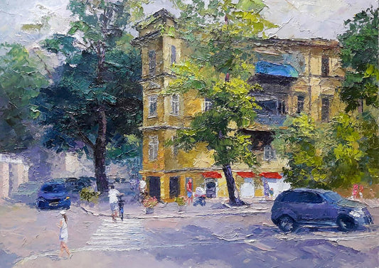 Oil painting August in Odessa Serdyuk Boris Petrovich