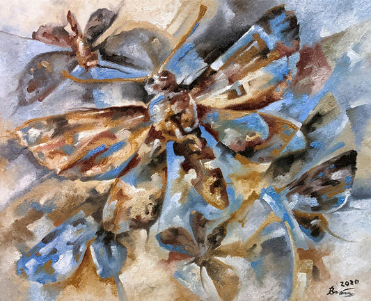 Oil painting Butterfly Sergey Voichenko