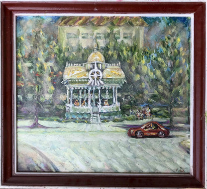 oil painting city landscape buy