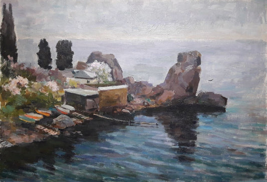 oil painting Gurzuf Serdyuk Boris Petrovich