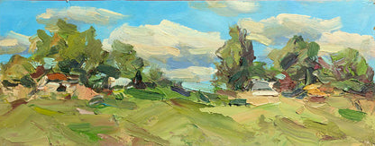 Oil painting In the spring Alexander Nikolaevich Cherednichenko