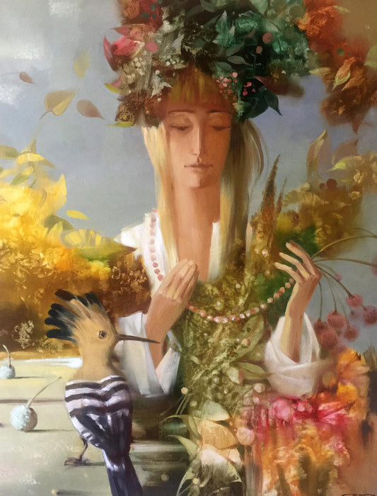 Abstract oil painting Autumn Anatoly Borisovich Tarabanov
