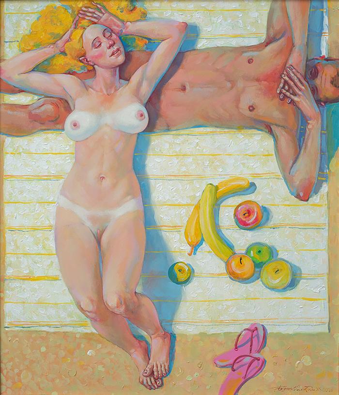 Contemporary Art  Buy Acrylic painting In the sun Nicolay Butkovsky