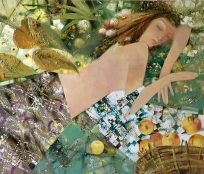Abstract oil painting Sleep Anatoly Borisovich Tarabanov