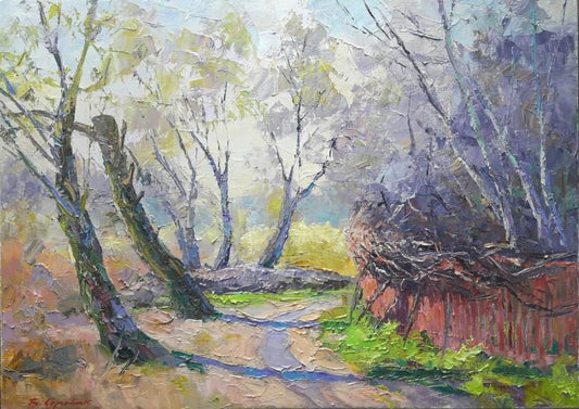 oil painting Spring sketch Serdyuk Boris Petrovich
