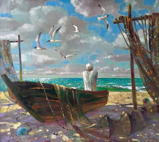 Oil painting Coast Anatoly Borisovich Tarabanov
