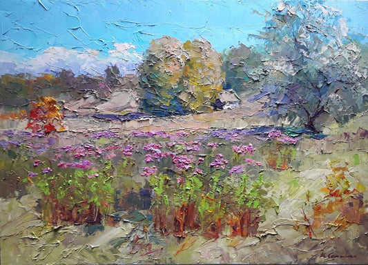 Oil painting Autumn flowers Serdyuk Boris Petrovich