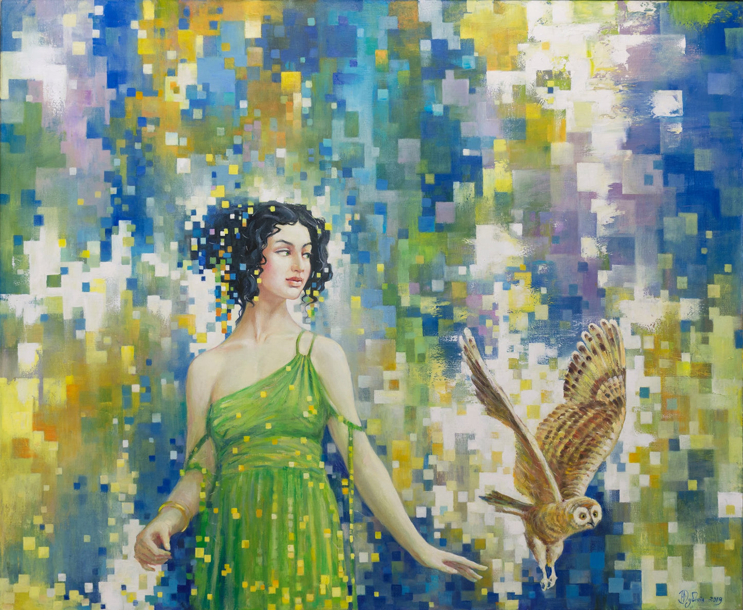 Oil painting Minerva Dubinin Yurii
