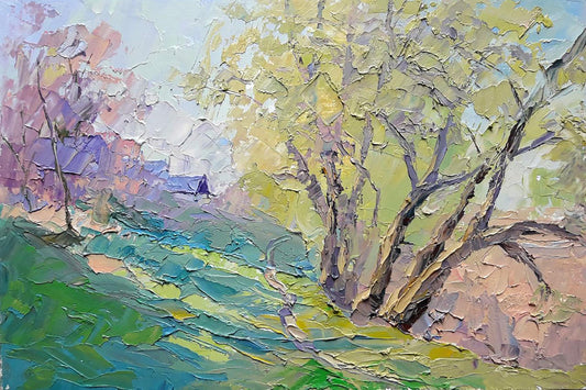 Oil painting Early spring Serdyuk Boris Petrovich