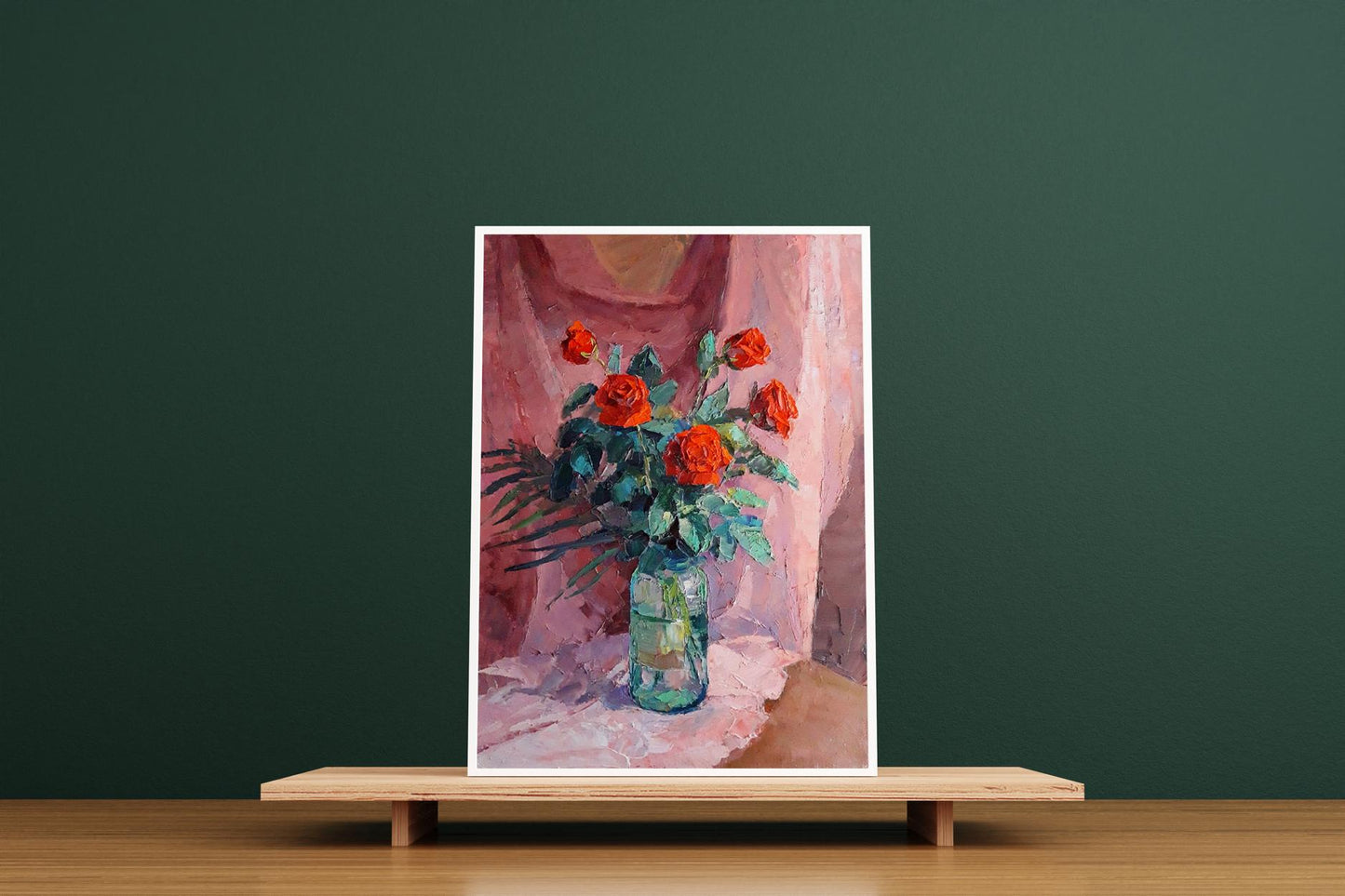 Oil painting Red roses Serdyuk Boris Petrovich