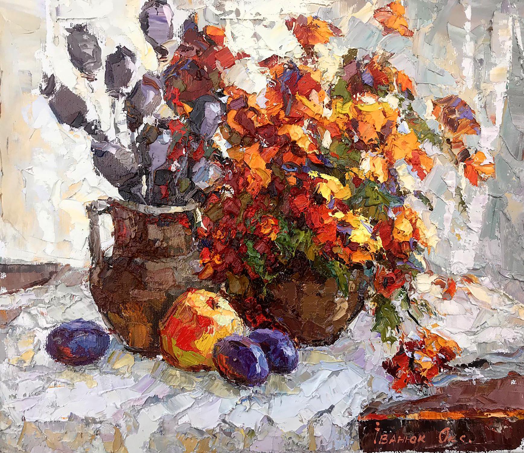 Oil painting Still life of Makovia Kalenyuk Oksana