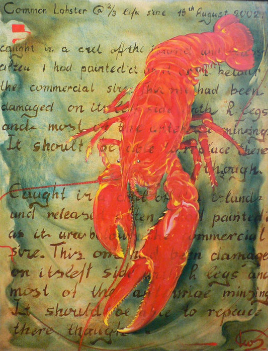 Oil painting Lobster Korkishko Vasily