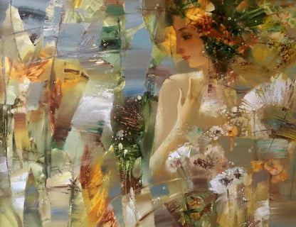 Abstract oil painting Spring Anatoly Tarabanov