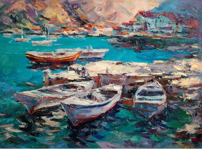 Oil painting Morning Alexander Nikolaevich Cherednichenko