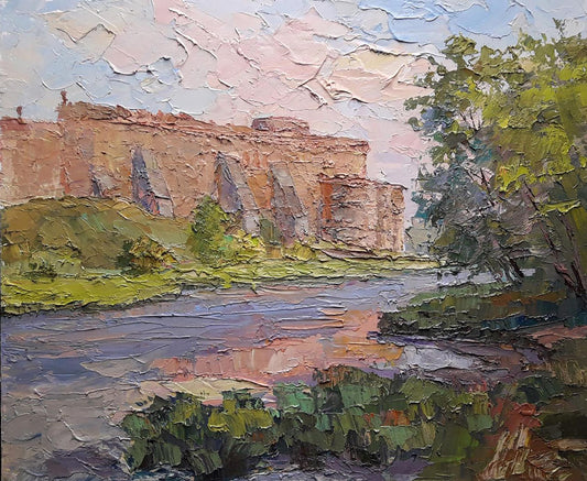 Oil painting Fortress Serdyuk Boris Petrovich