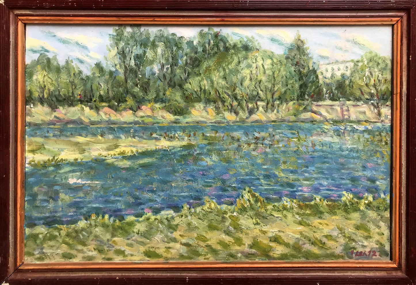 Oil Painting Landscape River Buy