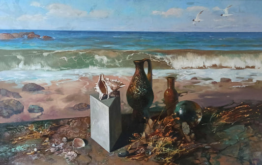 Oil painting Seaside Anatoly Borisovich Tarabanov