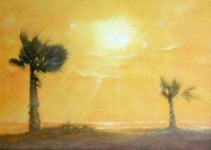 Oil painting Egypt Korkishko Vasily
