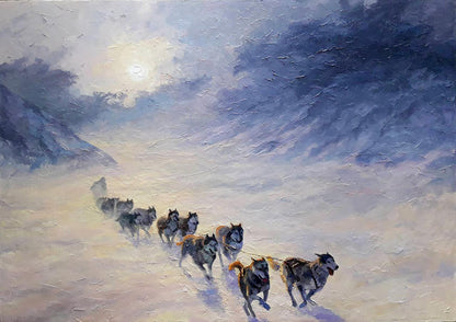 Oil painting In the north Serdyuk Boris Petrovich