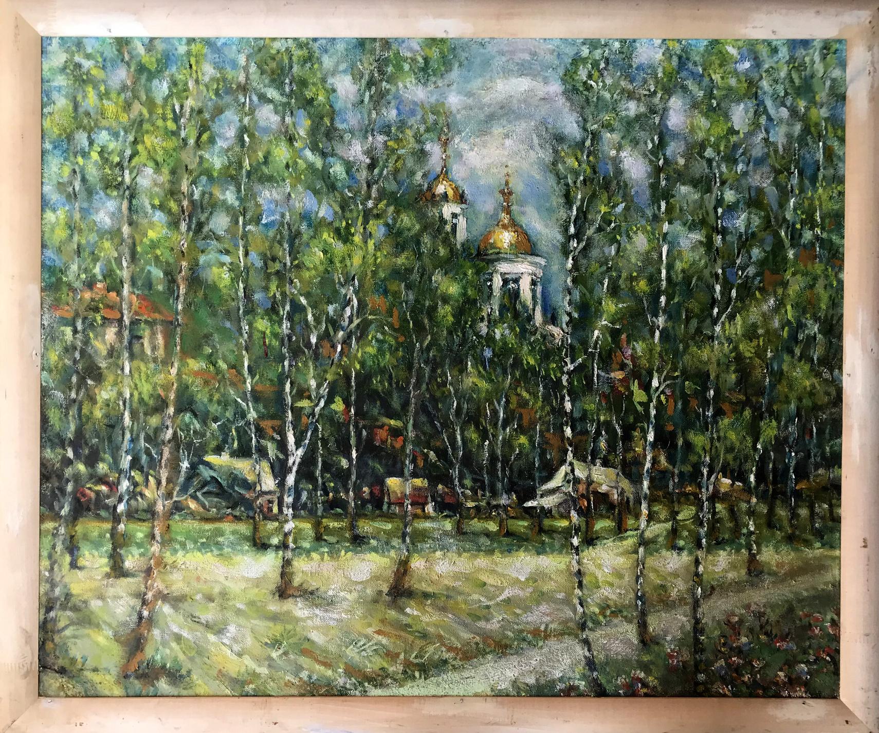 Oil painting Sumy birches Shapoval Ivan Leontyevich