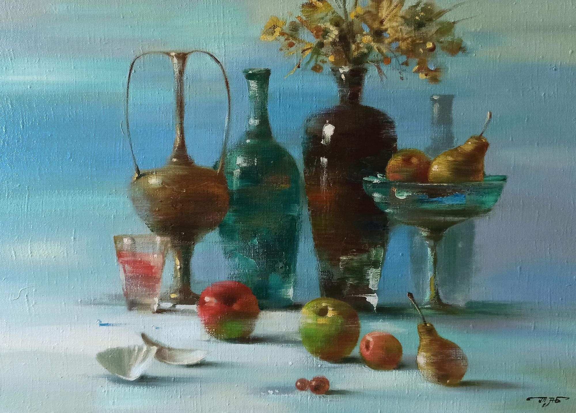 Oil painting Still life Anatoly Borisovich Tarabanov