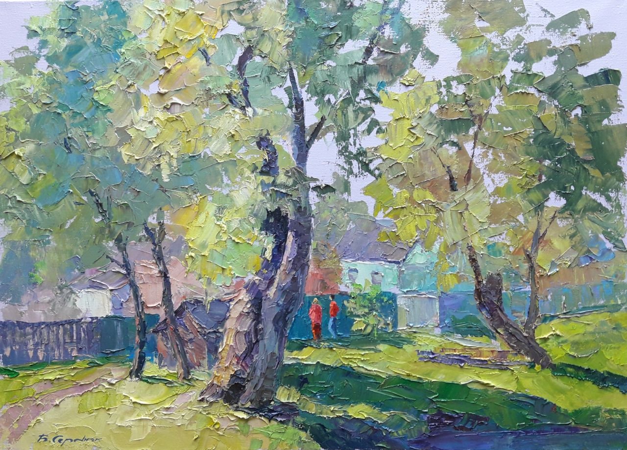 oil painting May day Serdyuk Boris Petrovich
