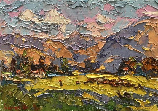 Oil painting Valley Ivanyuk Alex
