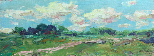 Oil painting  Windy day Alexander Nikolaevich Cherednichenko