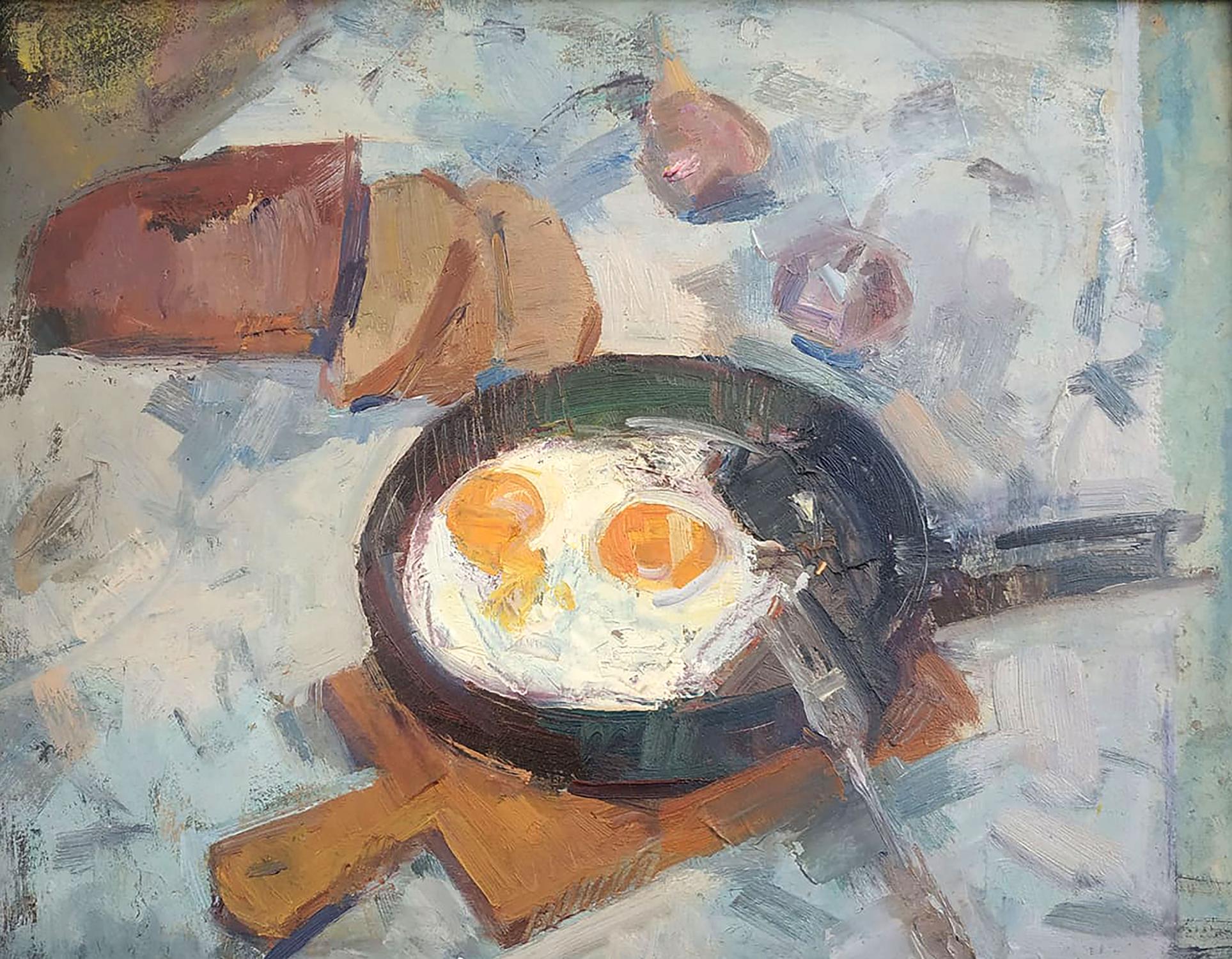 Oil painting Scrambled eggs Mazur Vladimir