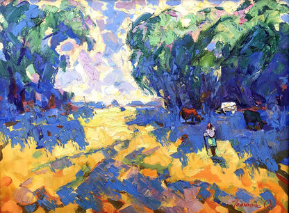 Oil painting Summer day Kalenyuk Alex