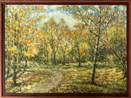 Oil painting autumn landscape buy