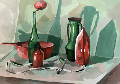 Gouache painting Desktop Unknown artist