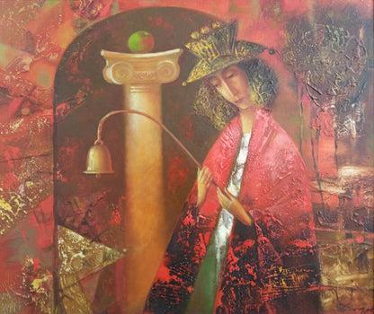 Oil painting Philosopher Anatoly Borisovich Tarabanov