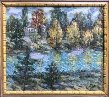 Oil painting Autumn colors Shapoval Ivan Leontyevich