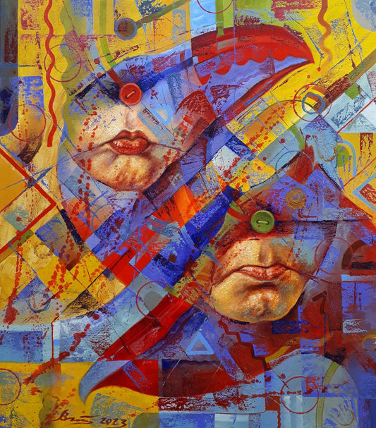 Oil painting Introversion Sergey Voichenko