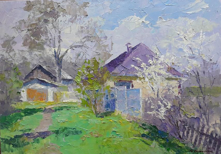 oil painting April Serdyuk Boris Petrovich